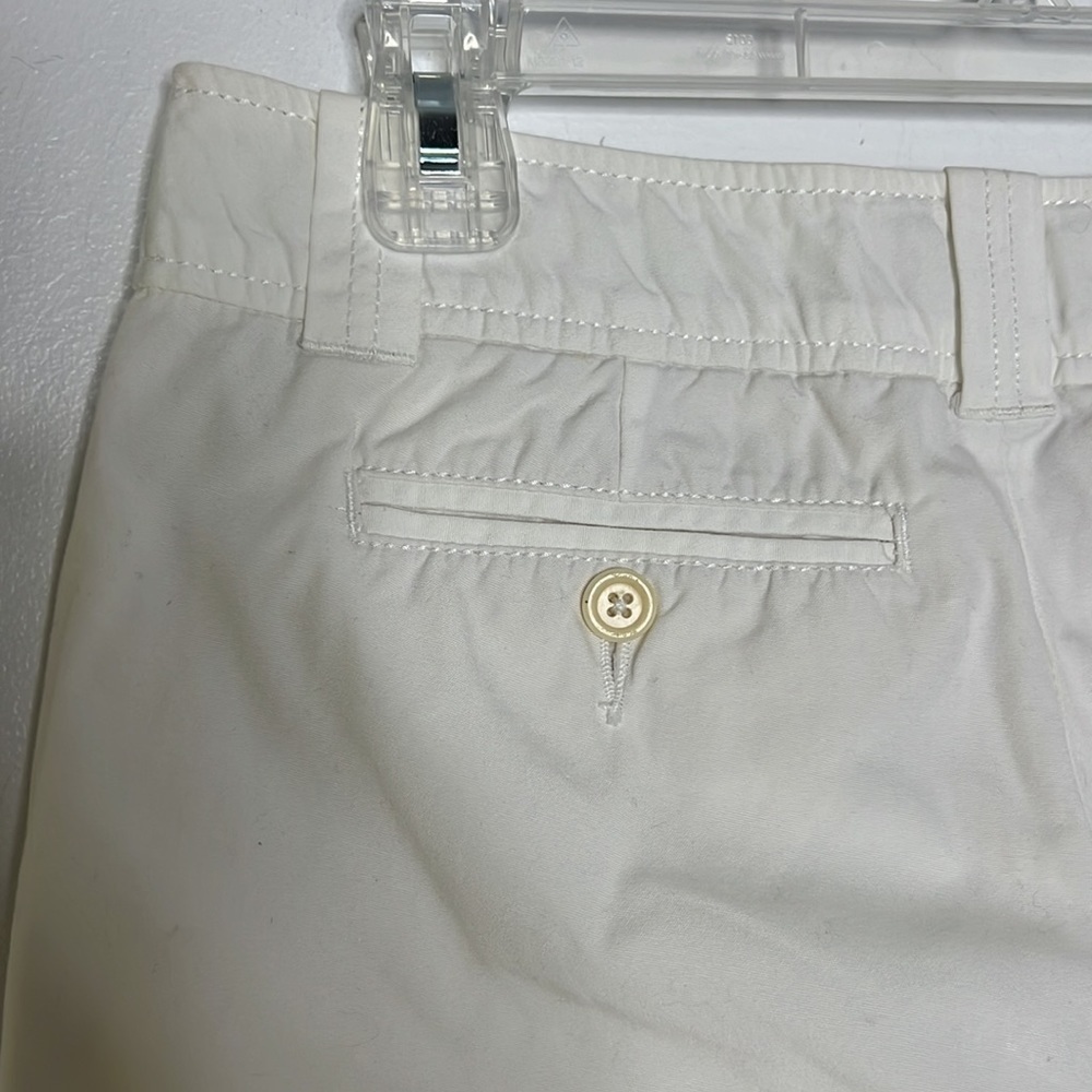 Lilly Pulitzer white 100% cotton bermuda shorts, size 2 - Picture 4 of 8